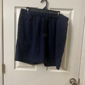 Shein men’s 2XL‎ blue drawstring dress shorts